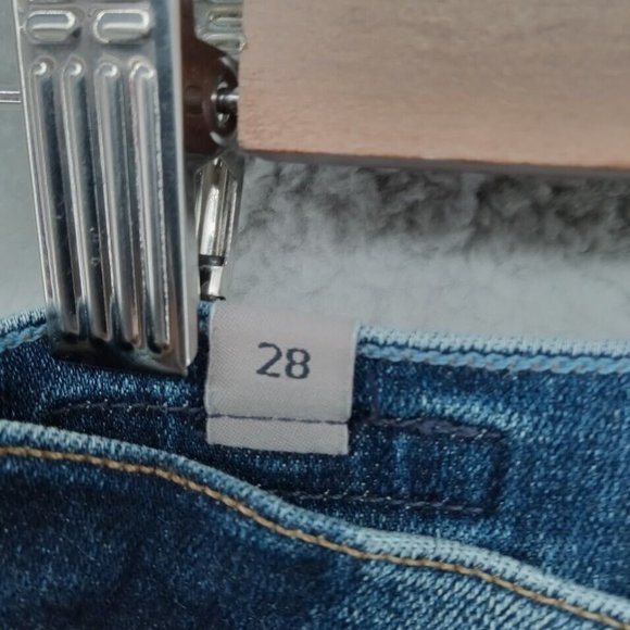 Citizens of Humanity Jeans Womens 28‎ Blue Rocket Crop High-Rise Skinny Denim - Picture 8 of 12